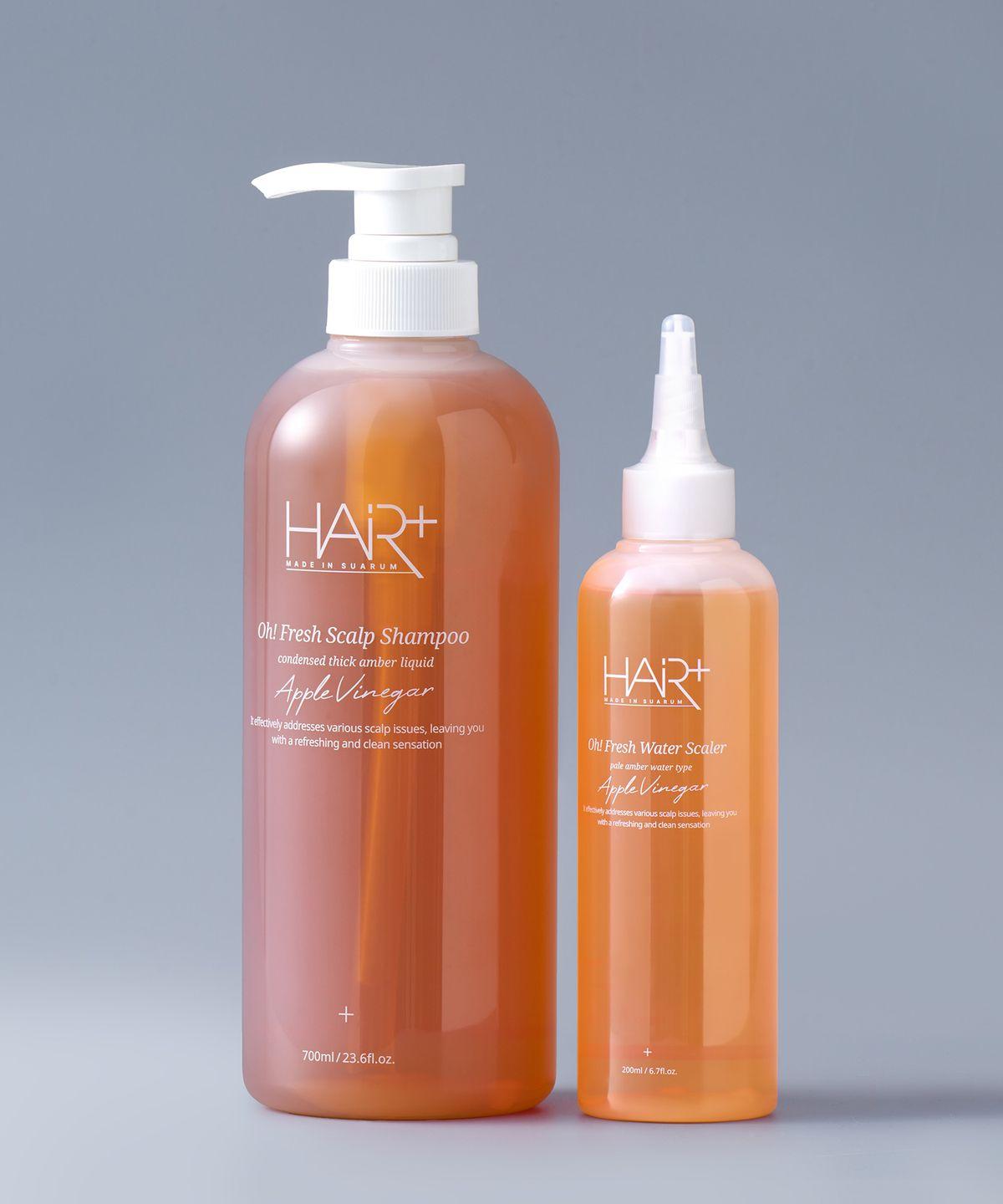Offresh Apple Vinegar Scalp Dandruff & Exfoliation Shampoo 700ml + Water Scaler 200ml