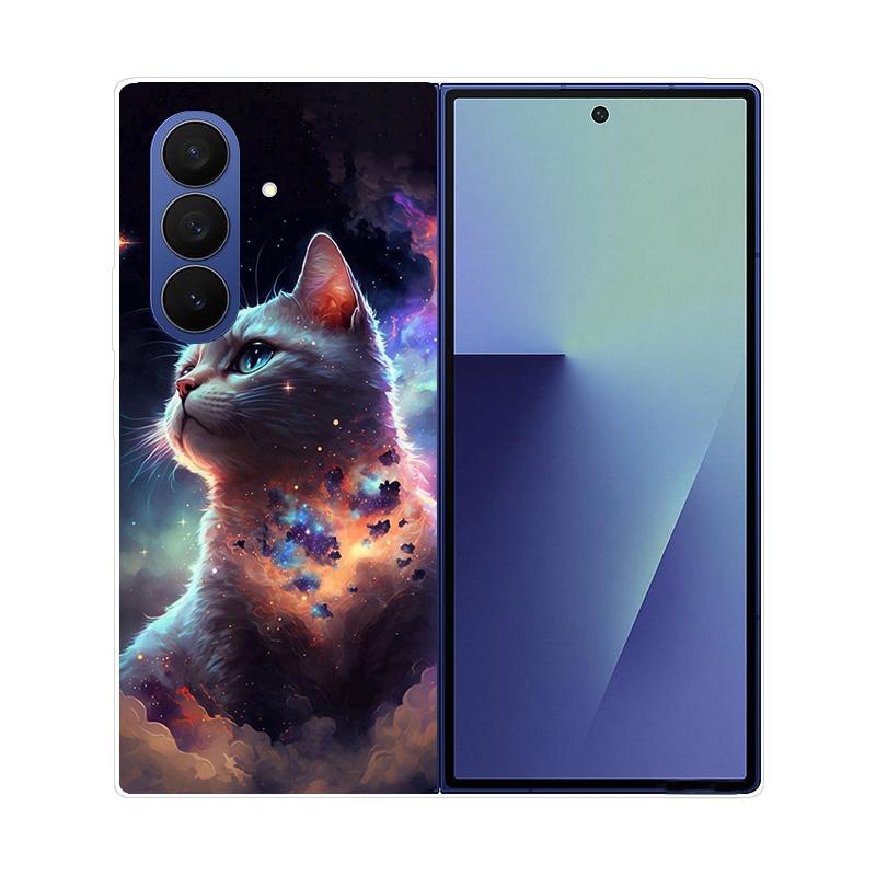 For Samsung Galaxy Z Fold7 Fold 7 Phone Case astronaut Hard PC Back Cover For Galaxy Z FOLD 7 Funda Shockproof Protective Coque