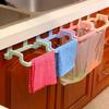 Trash Rack Storage Garbage Bag Holder Cupboard Door Back Kitchen Garbage Rubbish Bag Cabinet Hanging Kitchen Organizer