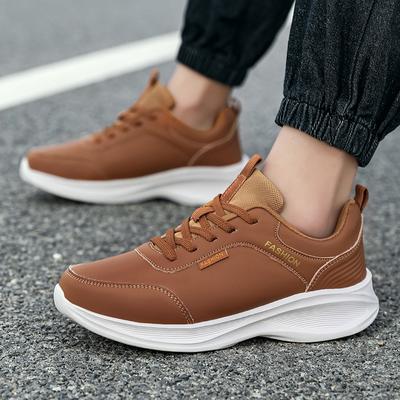 Herren Sportschuhe zum Laufen Wasserdichte Wanderschuhe Leichte Herren Sneaker Schnürschuhe Freizeitschuhe für Herren Dämpfend Gemütlich Bequem