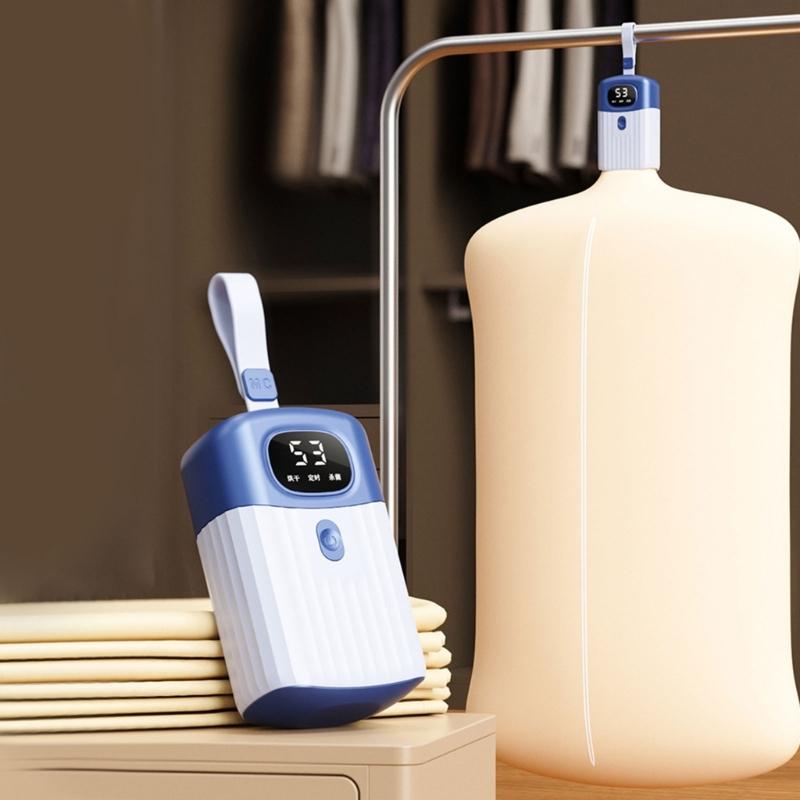 Timer Controlled Compact Dryer with Auto Shut Off Safety Foldable Design for Easy Storage Quiet Operation 110V