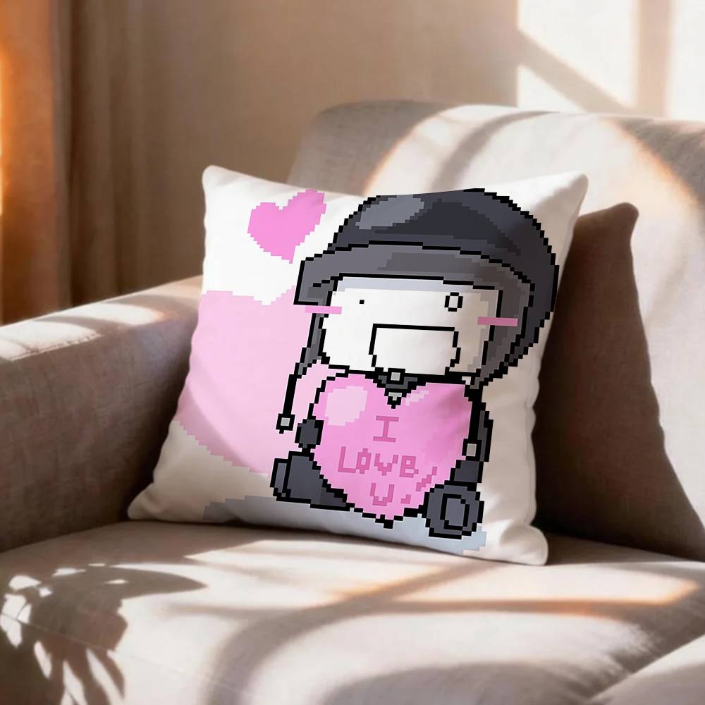 COOL LLaw Of Talos Anime Pillow Case Pattern Printed Pillowcase For Living Room Sofa Cushion Cover