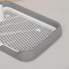 Dog Potty with Grate Easy to Hygienic Pet Toilet Tray Washable Puppy Training