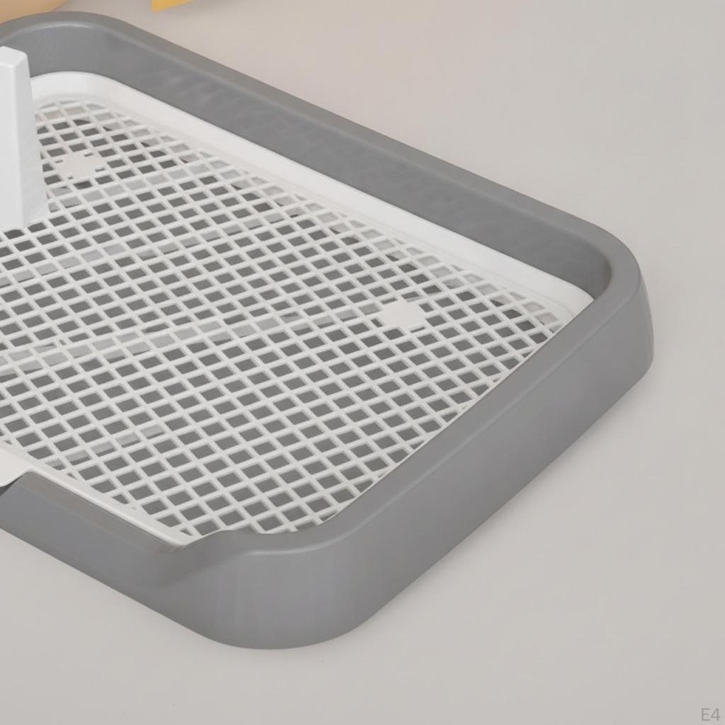 Dog Potty with Grate Easy to Hygienic Pet Toilet Tray Washable Puppy Training