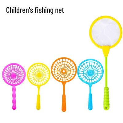 Summer Kids' Magnetic Fishing Toy Set with Net Bag & Scoop