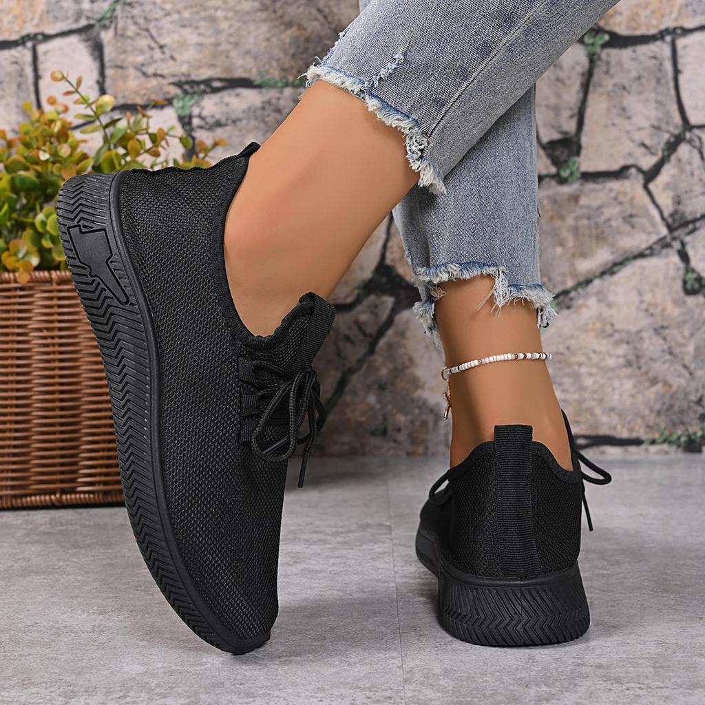 *2026 Fashiable/Comfortable Thick Soled Casual Women's Shoes Spring and Autumn Solid Color Breathable Round Toe Sports Shoes