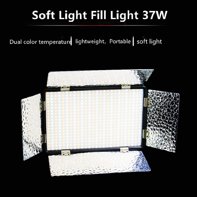 37W LED Video Lighting Dimmable Light for Camera DSLR Phone Laptop Zoom Lighting