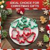 Edelstahl-Ausstecher Weihnachten Thema Brotpressform Backzubehör mit Baum Schneemann Rentier Schneeflocke Form