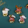 Snowman Christmas Elk Pendants Cloth Xmas Santa Ornaments  Party Supplies