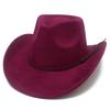 Fashion High-end Suede Men and Women Couples Curved Brim Cowboy Hat Versatile Travel Visor Vacation Jazz Hat