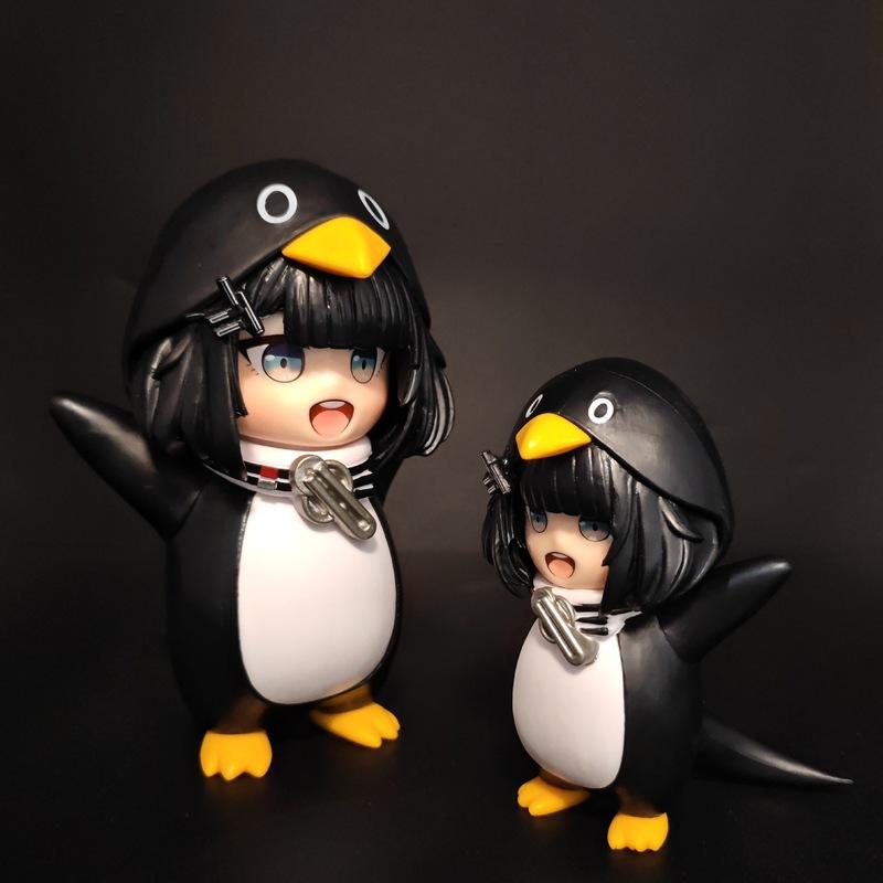 Arknights Endfield Cute Penguin Anime Figure Collectible Model Cartoon Peripheral Desktop Ornament For Collecting Enthusiasts