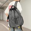 Schoolbag College Student Sports Outdoor Couple Travel Backpack 1011 New Drawstring Retro Backpack Schoolbag Unisex
