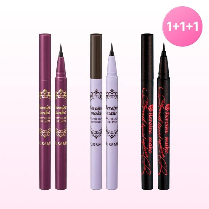 [1+1+1/29CM Exclusive] Eyeliner N 2pcs + Super Keep 1pcs 02 Brown(N)+02 Brown(N)