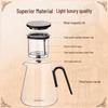 BVGMAV Magnetic Detachable Glass Tea Infuser Teapot