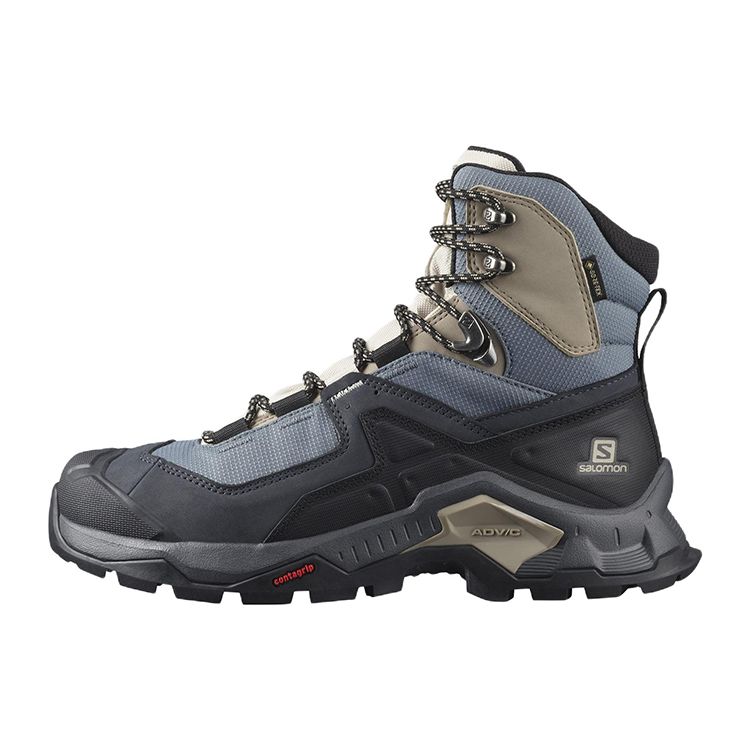 SALOMON Xt-Quest Fabric Leather Comfortable Waterproof Breathable High-Top Durable Outdoor Shoes Women Shoes 414574