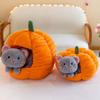 Creative Cat Litter Small Animal Kennel Hut Plush Toy Pet Sleeping Doll Pumpkin Small House Bedroom Ornament