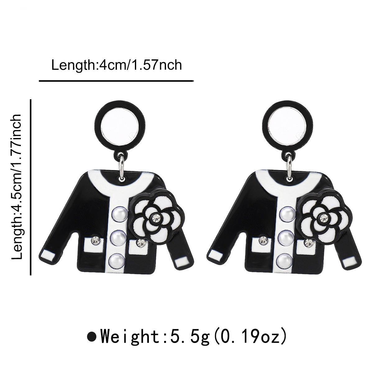 

Модные серьги-подвески для женщин чёрный