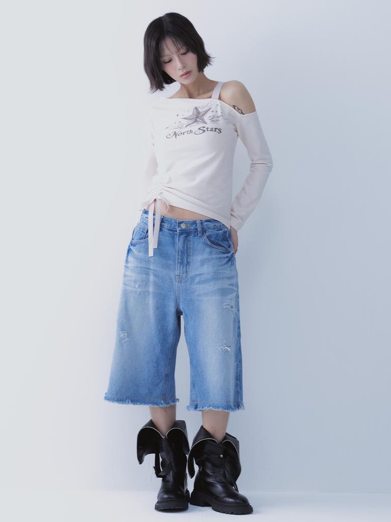 SETSETSET Ban Denim Pants