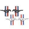 Geeignet für Ford Mustang, GT Emblem Metall Autoaufkleber, Kotflügelplakette, Neuer Mondeo, Mustang Modifizierte Seitenplakette