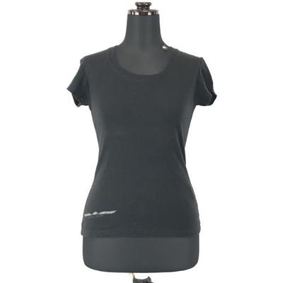 / Kurzarm T-Shirt [Damen M / 38 / Schwarz] Giorgio Armani Japan Offizielles Etikett / Oberteile / Hemden(GEBRAUCHT)