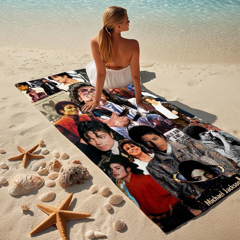 Pop Stylish Digital Printing Beach Towel Quickdrying Absorbent Blanket For Beach Pool Gym Travel
