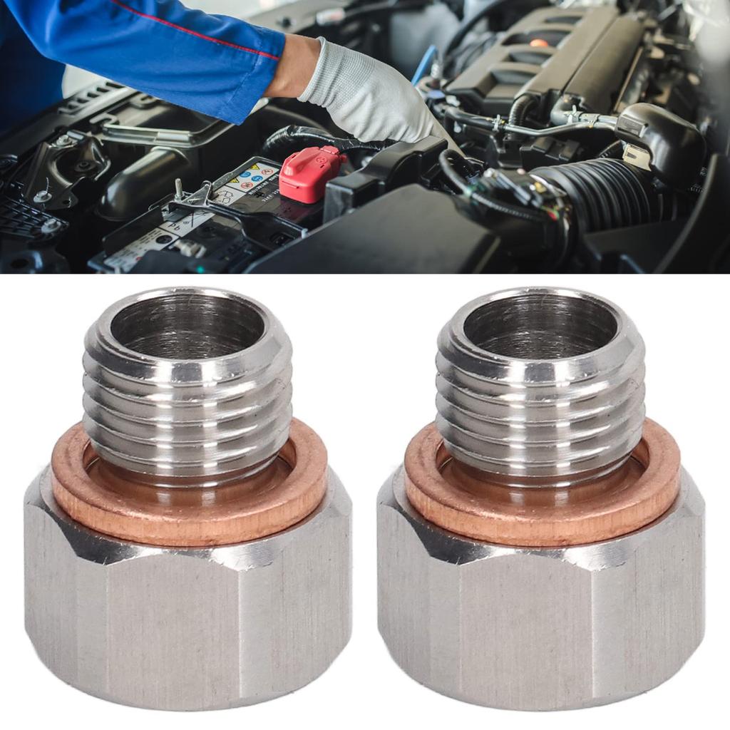 1/8" NPT Adapter Aluminum Alloy Material Leak Proof Seal 1/8" NPT Female To M12x1.25 Male Easy Operation