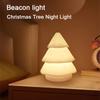 Christmas Tree Silicone Night Light Bedroom USB Atmosphere Night Lamp Living Room Desktop Decoration Creative Cartoon Table Lamp