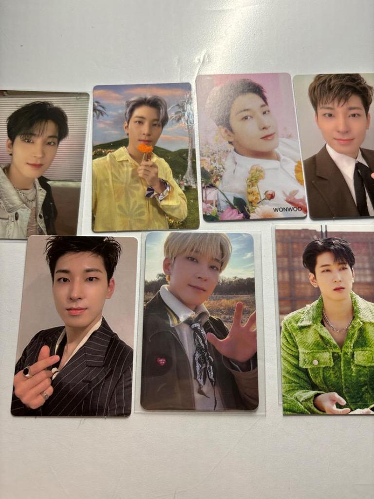 [USED] Wonwoo Seventeen trading card set Seventeen