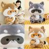 Schattig Raccoon Pluche Speelgoed Voor Meisjes Perfecte Metgezel Voor Bedtijd