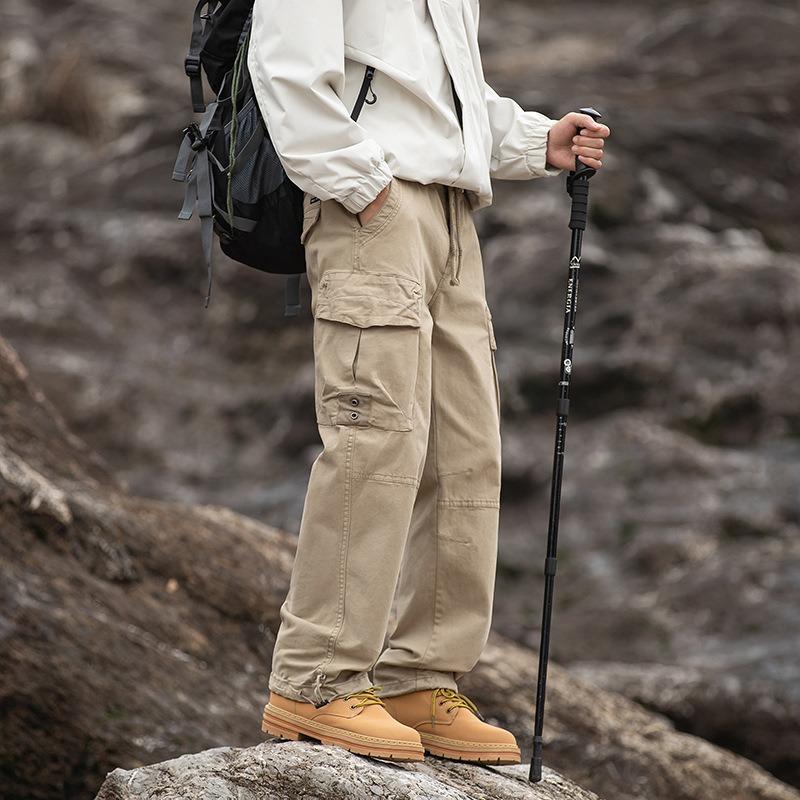 New overalls men's clothing mountain sports loose thin functional overalls casual pants outdoor trend men's high sense