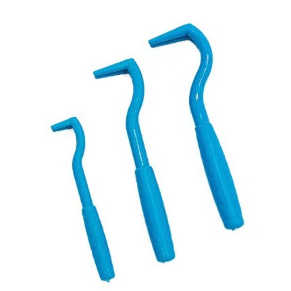 3Pcs Scratching Hook Flea Remover Hook Insect Clips Plastic Tick Remover Tweezer Pet Tick Pull Tool Pet Cleaning