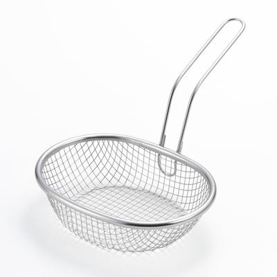 Yoshikawa Stainless Steel Frying Oval Easy To Durable Made In Dishwasher Aikata 2609378 PD3028 Basket, Shape, Scoop, Clean, Mesh, Japan, Safe,