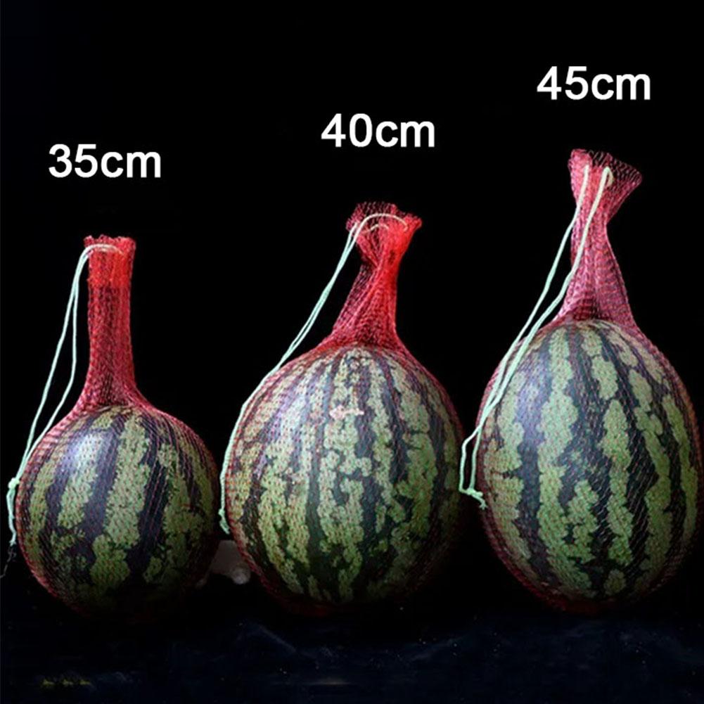 20pcs Hanging Watermelon Grow Net Bags Reusable Cantaloupes Mesh Net Garden Cucumbers Growing Storage Mesh Net Vegetable Bags