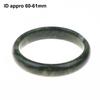 Green White Natural Jade Bracelet Hand Carved Wide Nanyu Bangle Premium Jewelry for Graduation Gift