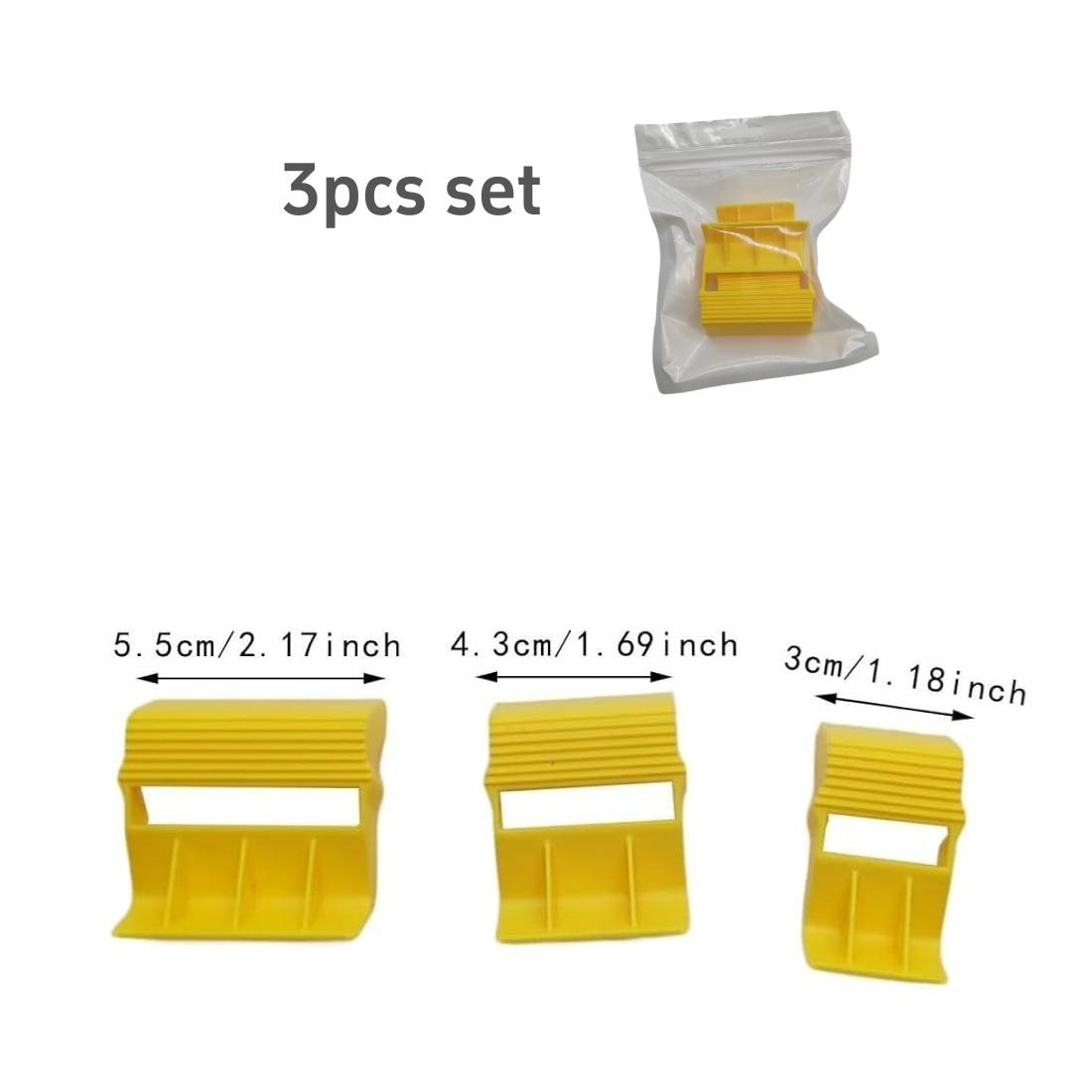 3pcs Tape Cover Compact Tape Dispenser, for 1-Inch, 1/2 Inch, And 2-Inch Masking And Painter Tape DIY Tape Accessories A7888