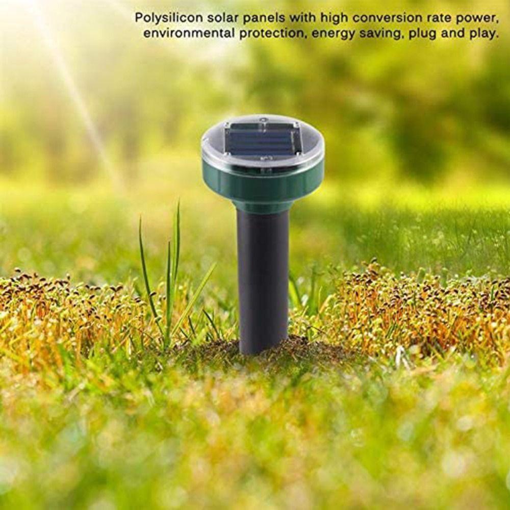 Rodent Repellent Solar Powered Snake Repellent Ultrasonic Snake Repellent  Underground Pests