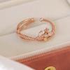 Niche Style Micro Inlaid Zircon Stylish Hand Jewelry Geometry