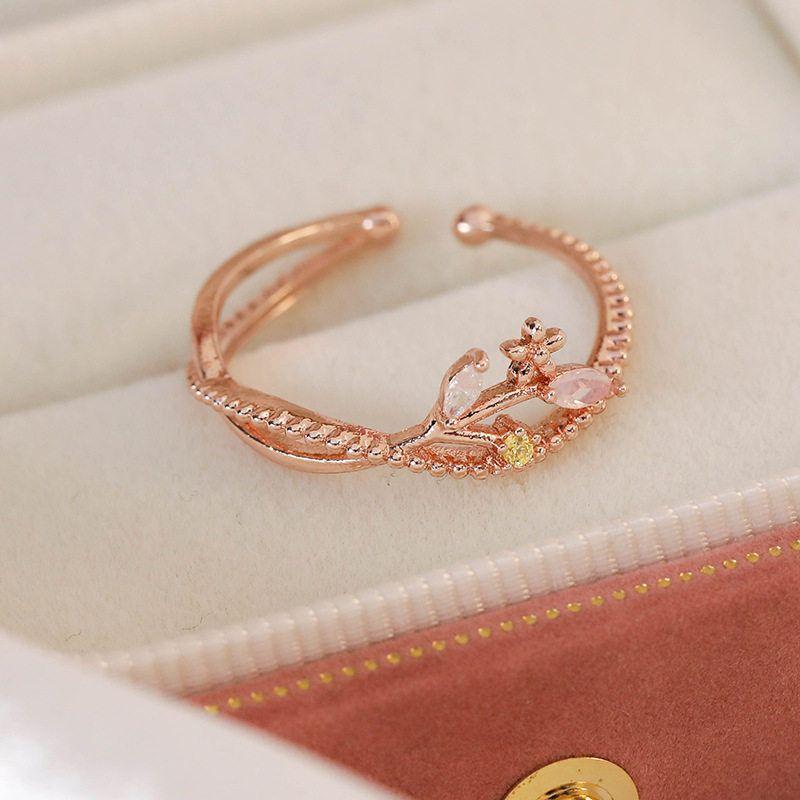 Niche Style Micro Inlaid Zircon Stylish Hand Jewelry Geometry