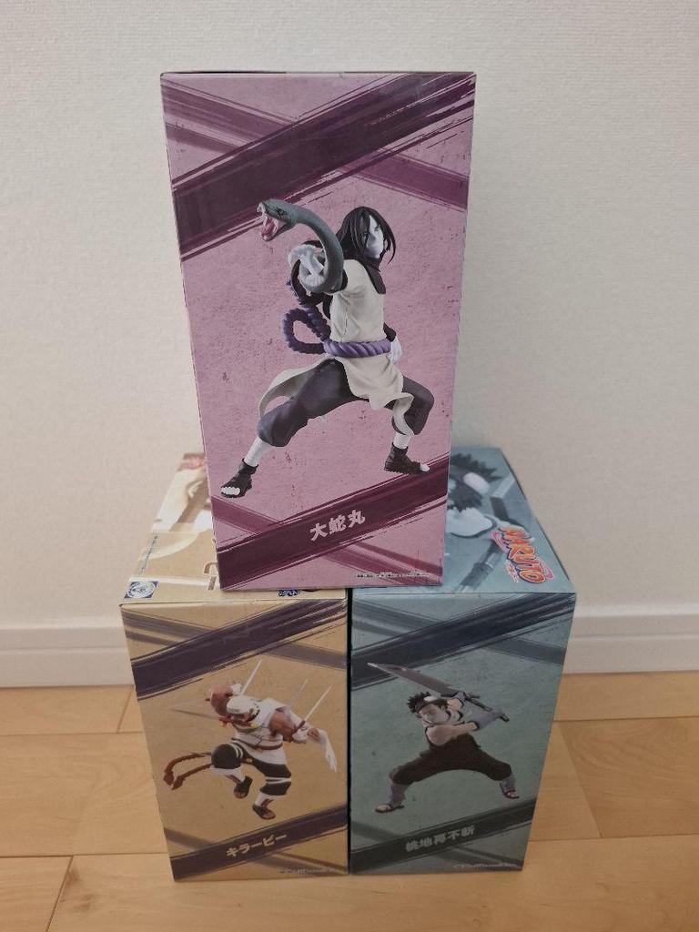 [USED] NARUTO Vibrating Figure Orochimaru Killer Bee Zabuza Momochi