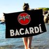 B-Bacardis Rum Große Mikrofaser Strandtücher Schnelltrocknendes Handtuch Sand Strandtücher Poolhandtuch für Reise Schwimmbad Yoga