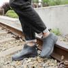 New Rain Shoes Men's Non-slip and Wear-resistant Short Water Shoes Fashionable Outer Wear Overshoes Rubber Shoes Waterproof Takeaway Rain Boots
