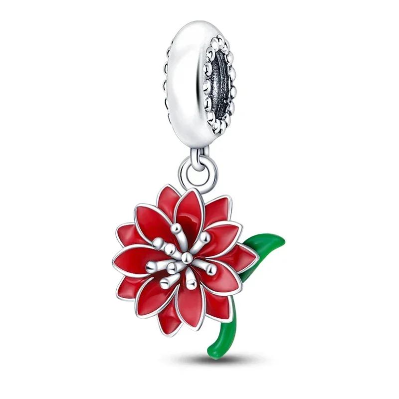 Serie Charmscoppergreen Ciondolo Foglia di Monstera Perline Originali per Braccialetti per Donne Creazione di Gioielli Regali