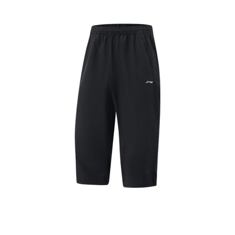 Li-Ning Men s Reflective Straight-Leg Capri Sports Pants AKQV031