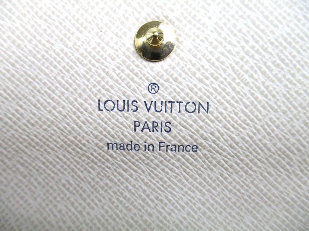 Authentic LOUIS VUITTON Damier Azur Leather Multicles 4 Key Chain #a559  Refurbished