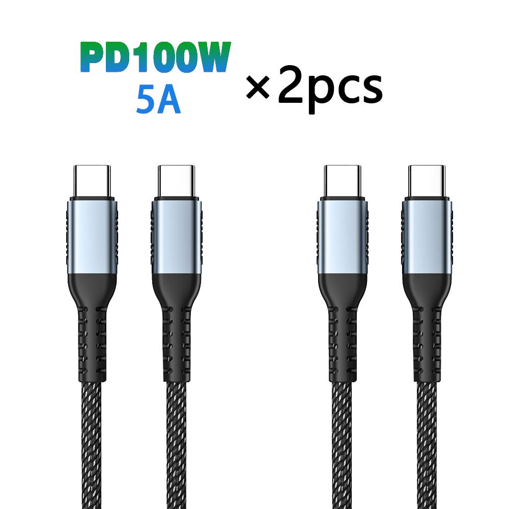 UGOURD PD240W Ultra Fast Charge Cable Type Usb C 100W type c Charger Cable for 15 MacBook Pro With E-Marker chip