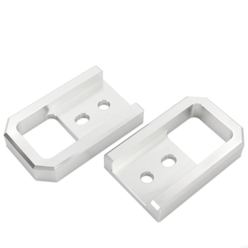 Pair T6061 Aluminum Front Tow Hooks Visibility Enhanced Tow Hooks Strong Front Tow Hook Upgrades for Multiple Vehicle