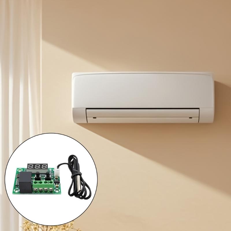 W1209 Temperature Control Module Temperature Controller For Precise Monitoring Relays Output AntiReverse Protections