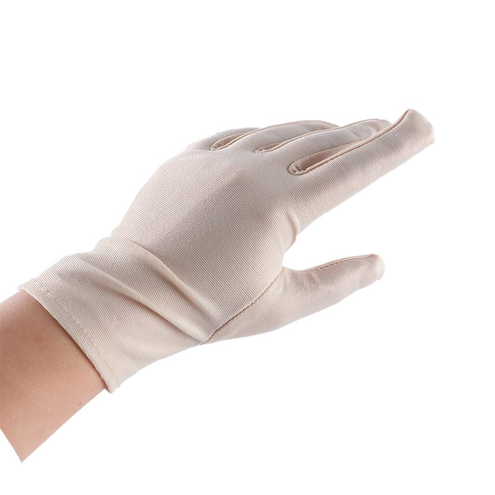 Gants de Danse Spandex Élastique Couleur Pure Fins Gants de Conduite Anti-UV Gants d'Étiquette Protection Solaire