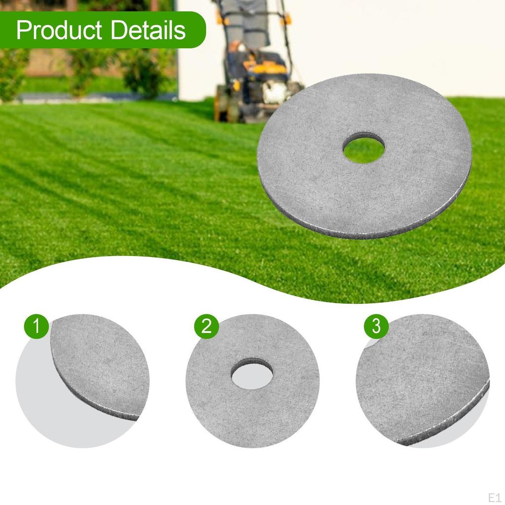 4x Stainless Steel Washers for Low Profile Survey Stakes 4 Inch High Reliability Sturdy Measuring