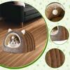 Cat Bed Enclosed Hideaway Portable Shaped Winter Warm with Removable Washable Cushion Cozy Puppy